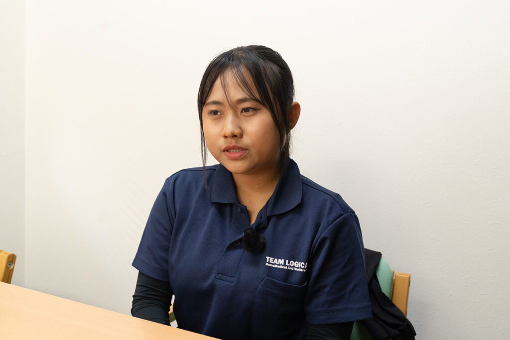 訪問介護員ティンさん(Myanmar)