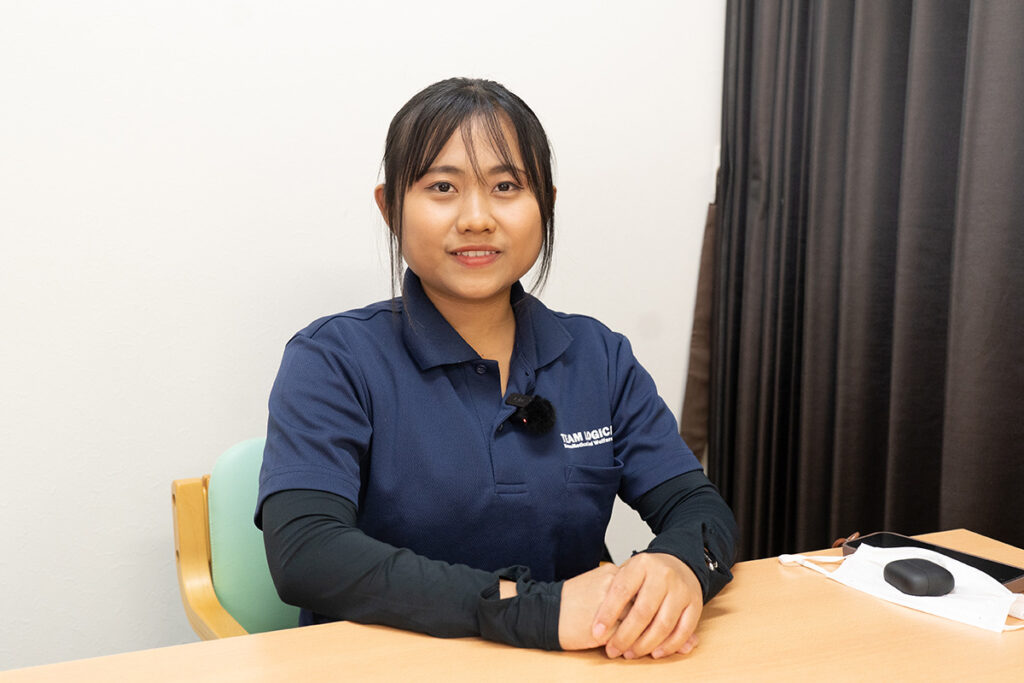 訪問介護員ティンさん(Myanmar)